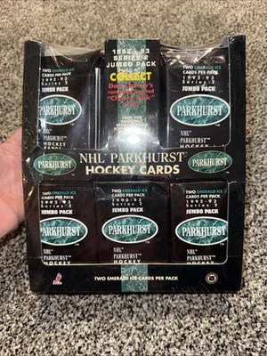 Parkhurst Hockey Serie 2 1992-93 Caja Jumbo Sellada de Fábrica (Envoltura Retráctil Rota) Foto 1 de 4