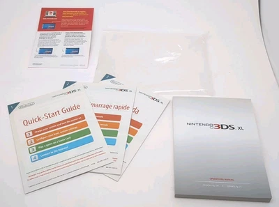 Manual de instrucciones del propietario Nintendo 3DS XL + inicio rápido Foto 1 de 4