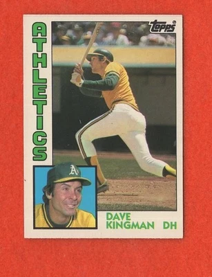 1984 Topps Traded Dave Kingman Card #63T   FREE SHIPPING   Oakland A's - Image 1 of 2