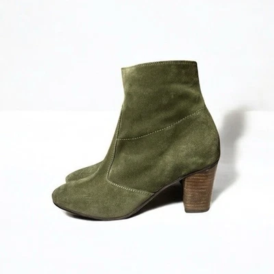 🌻NOVA Bota Anthropologie Seychelles Peridoto Camurça Verde Oliva | Tamanho 8.5 - Imagem 1 de 4