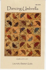 Dancing Umbrella Quilt Pattern by Laundry Basket Quilts. Patchwork - Picture 1 of 1