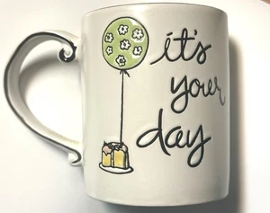 Taza de cumpleaños It’s Your Day gres cerámico de Spectrum Designz café 17 oz - Imagen 1 de 5