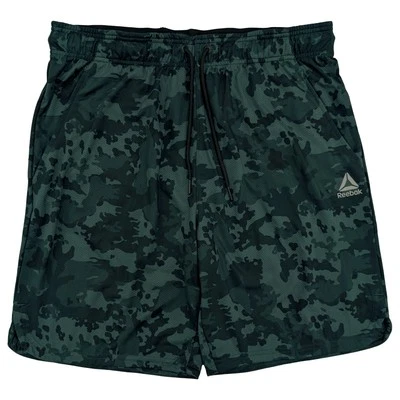 Reebok Mens Green Gables Camo Slim Fit Delta Core Short - Image 1 of 2