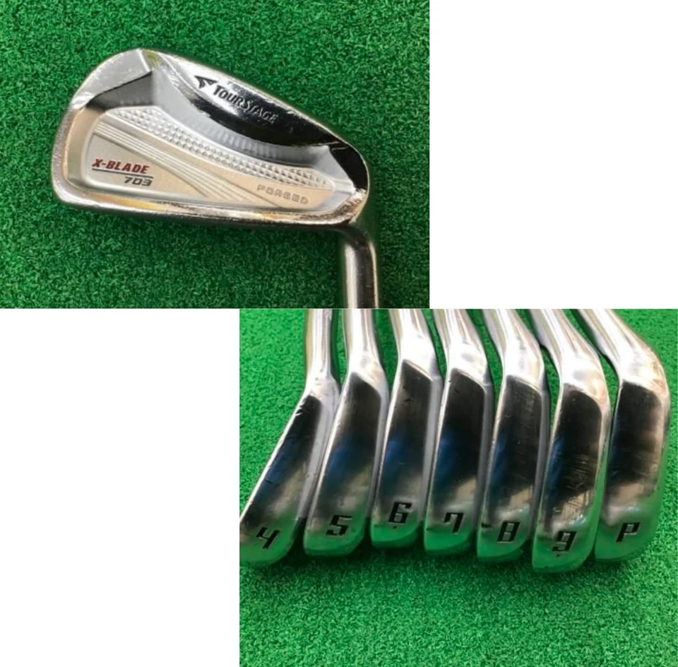 BRIDGESTONE TOURSTAGE X-BLADE 703 Iron set 4-Pw NS PRO 950GH Stiff flex - Image 1 of 4
