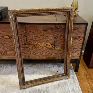 Antique 19th Century Ornate Gilt Picture Frame 22 x 32 inch Opening Gold - Picture 1 of 8