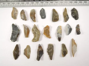20 Mesolithic Neolithic Microlith Stone Age Flint Tools Scrapers Essex LOT 6 - Picture 1 of 10