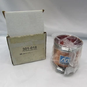 MYAT 301-018 Straight 3-1/8" 50 Ohm Coupler Sleeve Unflanged Coupling Clamp - Picture 1 of 7