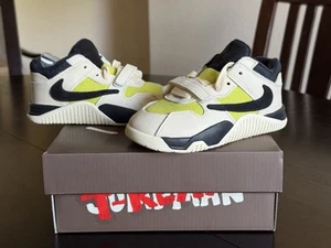 Size 10C - Air Jordan x Travis Scott Jumpman Jack TR “Bright Cactus” (TD) - Picture 1 of 6
