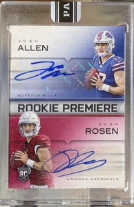 2018 Panini ROOKIE Josh Allen RC Auto Josh Rosen DUAL AUTOS /5 only 5 exist! - Bild 1 von 2