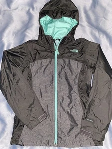 North Face Jacket Girls Size 10-12 Lightweight Rain With Hood - Picture 1 of 9
