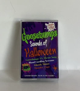 Vintage GOOSEBUMPS R.L. STINE Sounds Of Halloween Cassette - Picture 1 of 3