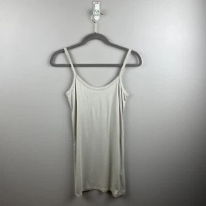 D. Exterior Italy Women's Jersey Slip Dress Cream Beige Size Small NWT - Picture 1 of 8