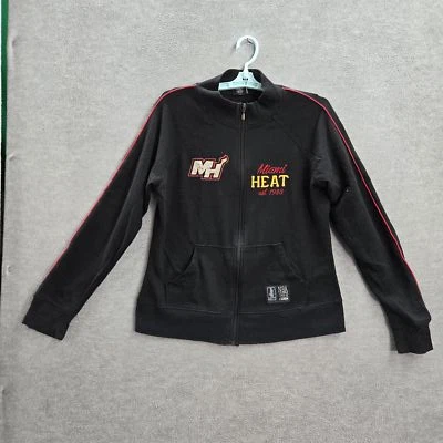 Chaqueta Miami Heat Junior XL Negra Bordada NBA 4HER Por UNK Foto 1 de 4