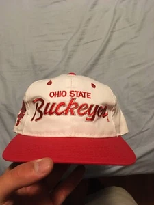 Vintage Ohio State Buckeyes Sports Specialties Script Snapback NCAA Rare - Picture 1 of 7