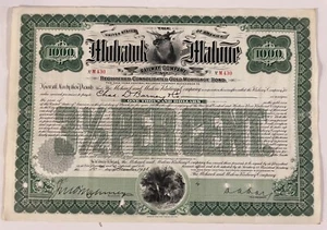 Mohawk & Malone Railway Company Anleihe Aktienzertifikat - Bild 1 von 1