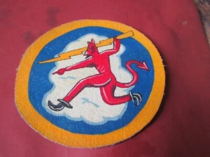 PARCHE CHAQUETA DE VUELO AAF DEVIL 40TH FIGHTER SQDN 31ST FG SEGUNDA GUERRA MUNDIAL USAAF - Imagen 1 de 1