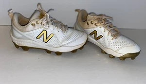 Fresh Foam X New Balance Molded Softball Metal Cleats Women’s 6.5  Gold & Peach - Picture 1 of 7