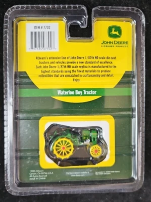 Athearn's JOHN DEERE Waterloo Boy Tractor #7702 Die cast Toy 1:87 HO Scale ~ NEW - Image 1 of 4
