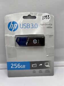 HP 256GB X900W USB 3.0 Flash Drive up to 10x faster than USB 2.0