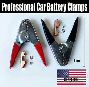2 PCS - 1100Amp Jumper Starter Booster Cable Car Battery Charger Clamp - Picture 1 of 1