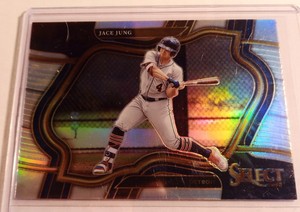 2023 Select JACE JUNG Diamond Level Silver Prizm #296 Detrioit TIGERS Card SSP