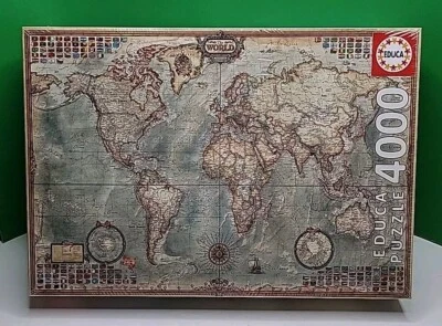 Quebra-cabeça Educa World Map 4000 peças da Espanha - lacrado  - Imagem 1 de 4