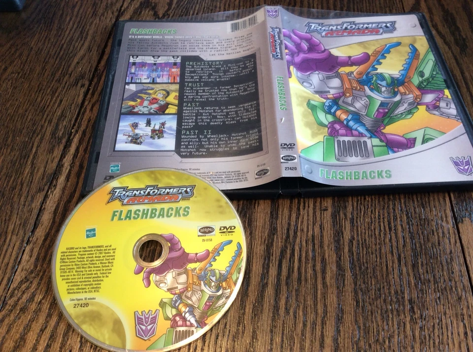 Transformers Armada Flashbacks USED ANIMIA CARTOONS FREE US SHIPPING RHINO - Image 1 of 1