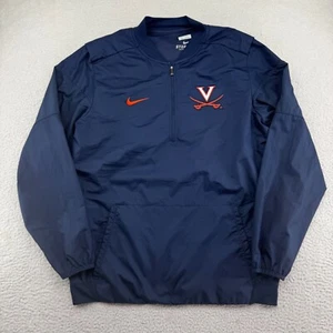 Nike Team Issued Virginia Cavaliers Football Pullover Mens M Coach Kevin Heiberg - Picture 1 of 7