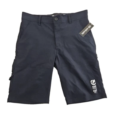 Pantalones Cortos Utilitarios Ecko Unltd Para Hombre 32 Negro Carga 12" Entrepierna NUEVOS 6 Bolsillos Nuevos con Etiquetas Foto 1 de 4