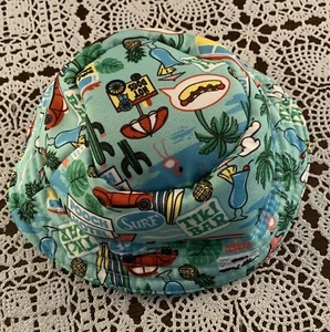 Vibrant Life Dog Beach Bucket Hat Medium to Large Dogs Surf Tiki Bar Dapper Dog - Picture 1 of 6