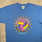 Vintage Golden Nugget Summer Volleyball 2000 Blue Casino T Shirt Size Large