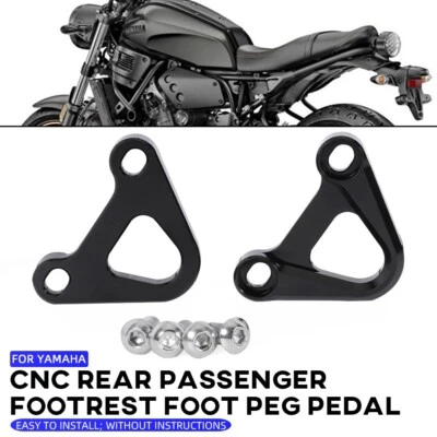 Soporte reposapiés trasero pasajero para YAMAHA FJ-09 FZ09 FZ-10 MT-09 XSR900 Foto 1 de 4