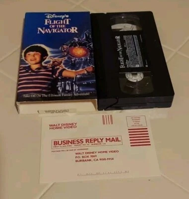 VHS Disney's Flight of the Navigator Q997 Family Friendly Sci-Fi Movie - Image 1 of 2