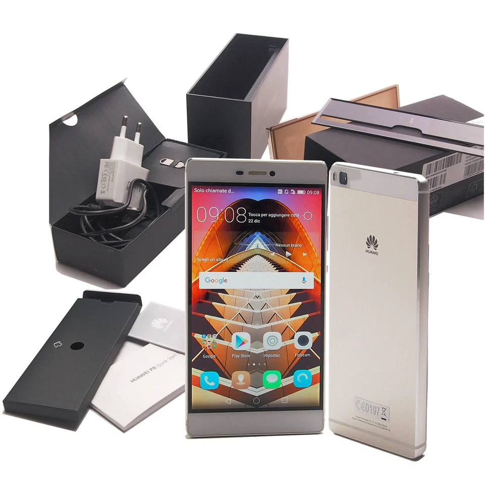 SMARTPHONE HUAWEI P8 GRA L09  TFT 16 GB Accessoriato Resettato Fabbrica come New - Immagine 1 di 4