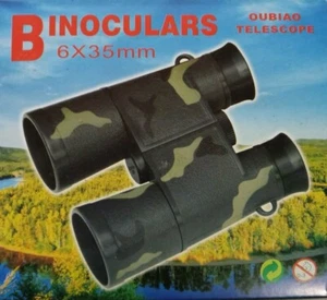 Binoculars Hit Resolution 6x35 High Power for Bird Watching,Hiking,Hunting Black - Picture 1 of 4