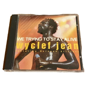 Wyclef Jean CD Single Promo We Trying To Stay Alive Featuring Refugee All Stars - Picture 1 of 8