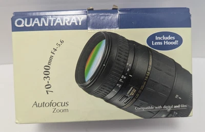 Quantaray Autofocus Zoom Lens 70-300mm F4-5.6 for Sony/Minolta AF - Image 1 of 4