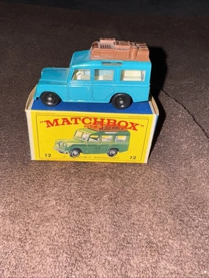 Matchbox Lesney Safari Land Rover Nº12 con Caja Original De Colección Casi Como Nuevo Foto 1 de 4