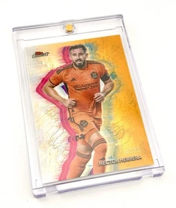2024 Topps Finest MLS Hector Herrera Holo Glow Gold Refractor /50 #7426 S - Picture 1 of 3