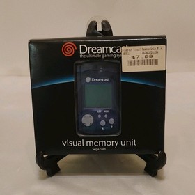 SEGA Dreamcast Visual Memory Unit Blue MK-50121 670-14235A LCD Screen