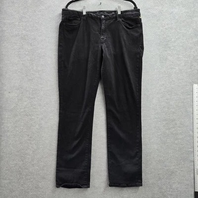 Pantalones de mezclilla para mujer Lucky Brand 14/32 REGULAR negros dulces rectos Foto 1 de 4