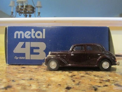 Mercedes 220 Limusina en 1/43º Metal Modelos Western con caja ¡Solo ventas en EE. UU.! ¡LEER! Foto 1 de 4
