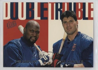 1997 Fleer Ultra Double Trouble Jose Canseco Mo Vaughn #2 - Image 1 of 2