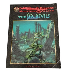 AD&D Monstrous Arcana Sea Devils No Poster 1997 TSR 9539 RPG - Picture 1 of 10