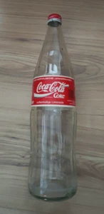 Coca Cola Flasche Glas 1 l von 1987 - Bild 1 von 5