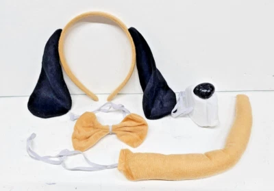 Juego de diadema para perro, disfraces de Halloween con pajarita de cola nariz de papá Foto 1 de 4