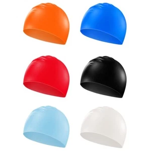 High Quality Reliable Larger-sized Thickened Silicone Swimming Cap for Men Women - Picture 1 of 11
