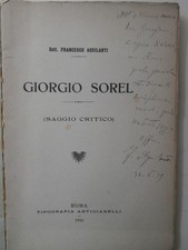 Old Book George Sorel 1916 Inscription Autograph