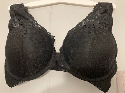 Auden Plunging Push Up Underwire Converts to Racerback Bra Lace Black Choose Sz - Image 1 of 4