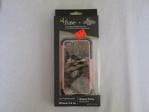 FUNDA PARA TELÉFONO CELULAR FUSE PLUS YOU - APPLE IPHONE 4 + 4S - ROBLE MUSGO ROSA CAMUFLAJE - Imagen 1 de 4